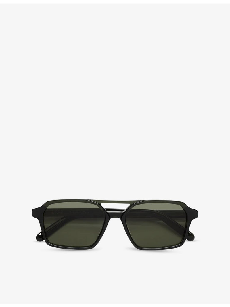 Maison Margiela Lunettes 7 Vertes sunglasses irregular frame - British product