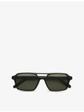 Maison Margiela Lunettes 7 Vertes sunglasses irregular frame - British product