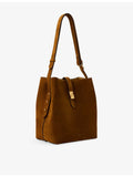 Soeur Bello suede shoulder bag with gold hardware - British product