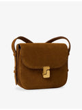 Soeur Bellissima mini suede cross-body bag - British product