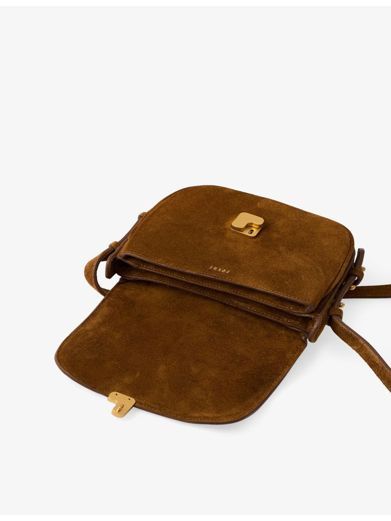 Soeur Bellissima mini suede cross-body bag - British product