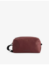 selfridges Stubble & Co Logo-Print Waterproof Woven Wash Bag- Buy online at McGrocer