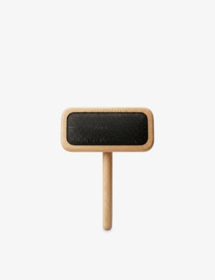 L'floof wooden slicker brush for pets, imported from the UK