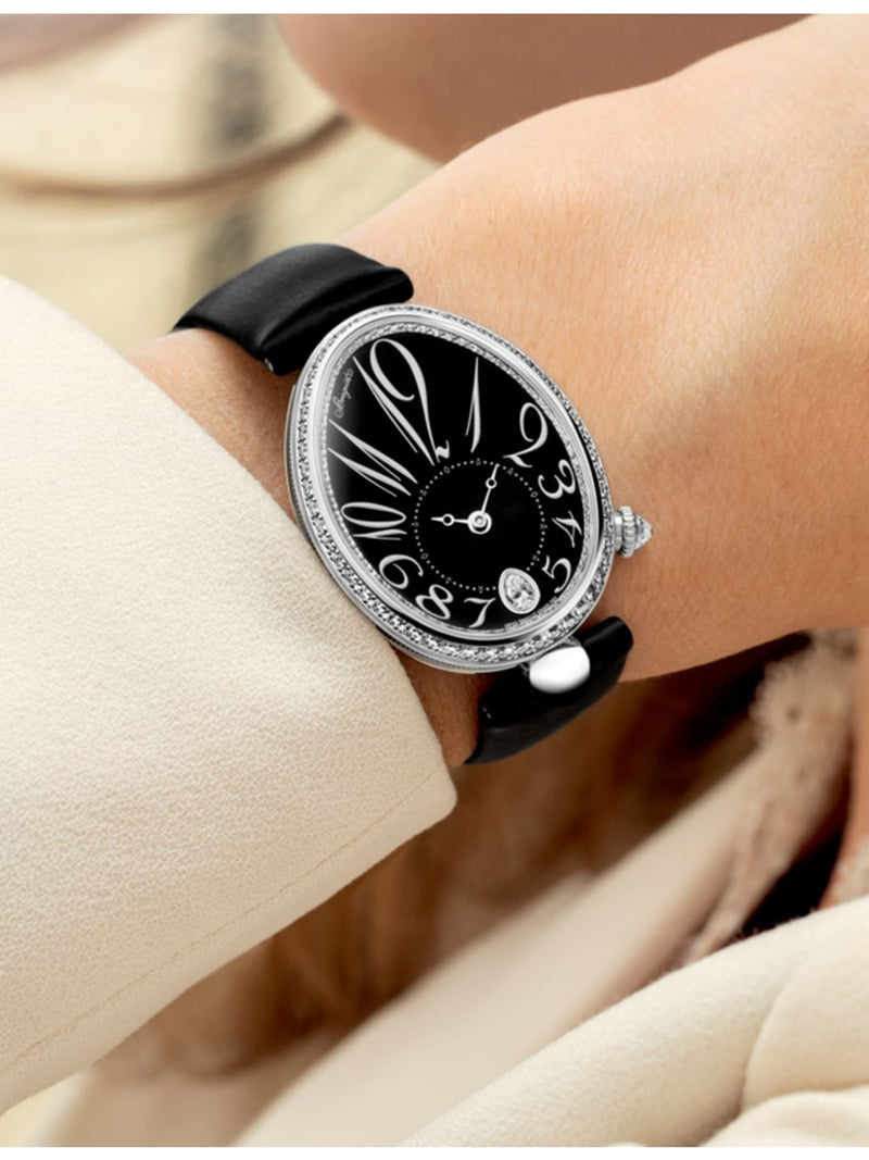Breguet Reine de Naples 8918 white gold diamond watch - British product