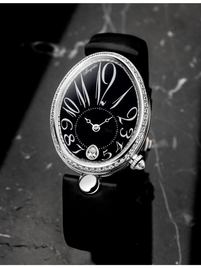 Breguet Reine de Naples 8918 white gold diamond watch - British product