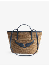 selfridges Zadig&Voltaire Le Mini Wings Raffia Shoulder Bag- Buy online at McGrocer