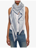 Zadig & Voltaire Liz reversible woven scarf 135cm (British brand)