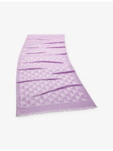 selfridges Bvlgari Calla Maxi Silk and Wool-Blend Stole 180cm x 70cm- Buy online at McGrocer