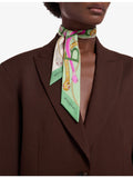 Bvlgari Serpenti Mini Shelley silk-twill scarf, imported from the UK