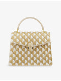 Bvlgari Serpenti Forever raffia top-handle bag medium, UK version