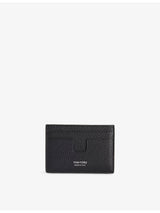 selfridges Tom Ford Logo Clip Leather Card Holder- Buy online at McGrocer