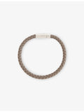 Tom Ford woven tubular leather bracelet, imported from the UK