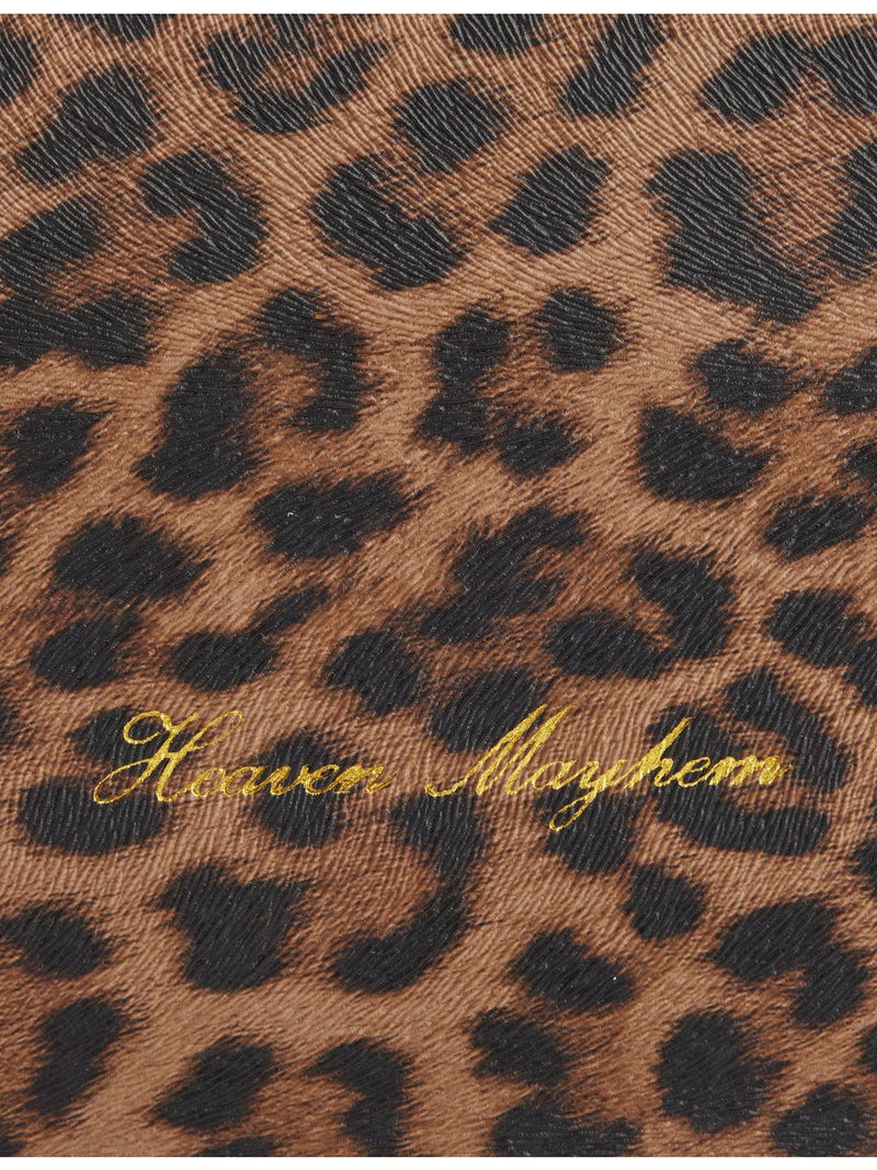 Heaven Mayhem cheetah-print vegan-leather 13 inch laptop case, UK version