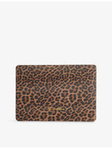 selfridges Heaven Mayhem Cheetah-Print Pro 13 Vegan-Leather Laptop Case- Buy online at McGrocer