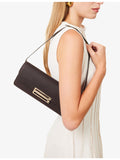 Victoria Beckham Dorian Flap Leather Clutch - British product