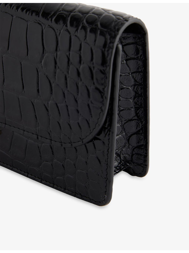 Victoria Beckham Dorian East-West leather clutch bag, UK version