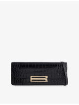 selfridges Victoria Beckham Dorian East-West Leather Clutch Bag- Buy online at McGrocer