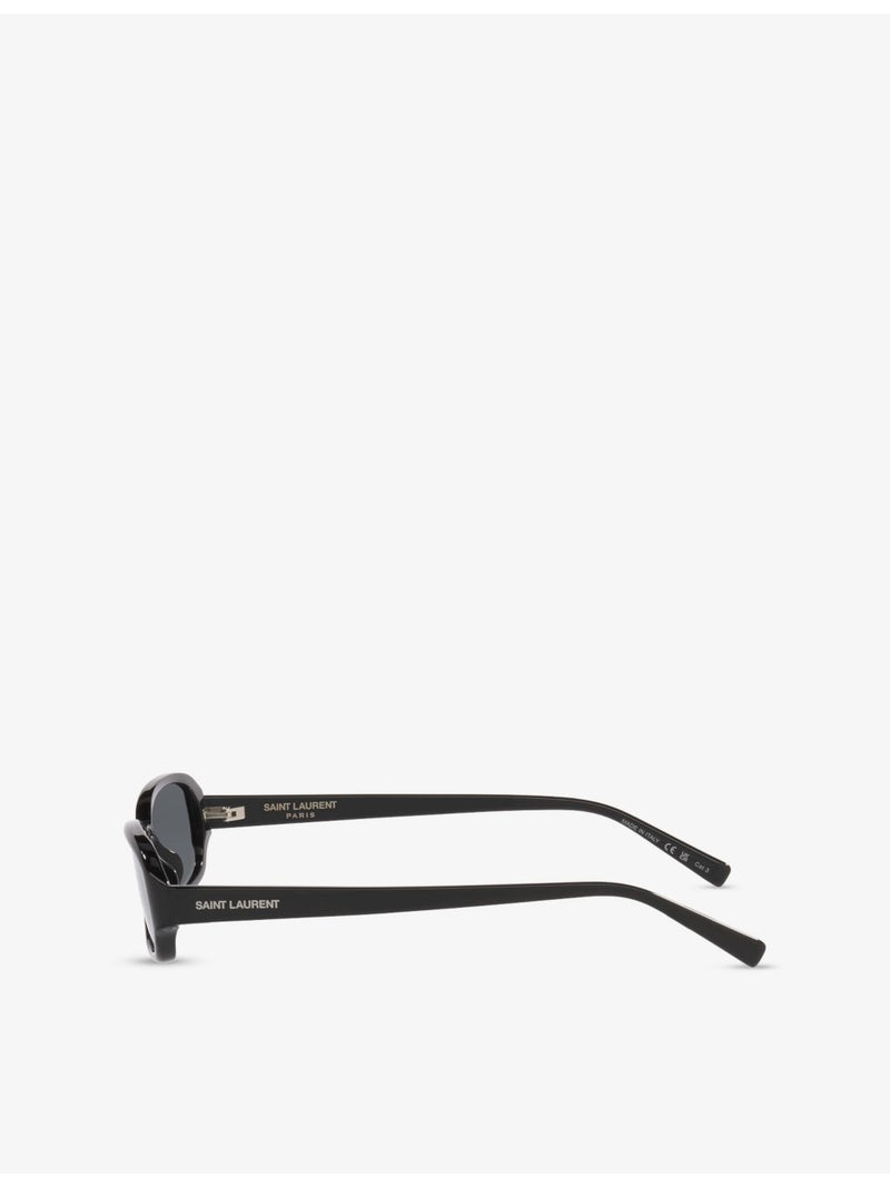 Saint Laurent sunglasses oval-frame acetate - British product