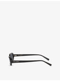 Saint Laurent sunglasses oval-frame acetate - British product