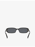 Saint Laurent sunglasses oval-frame acetate - British product