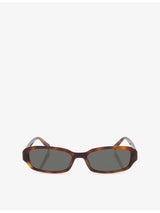 selfridges Saint Laurent SL 872 Oval-Frame Acetate Tortoiseshell Sunglasses- Buy online at McGrocer
