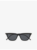 Saint Laurent SL 889 butterfly-frame acetate sunglasses, imported from the UK
