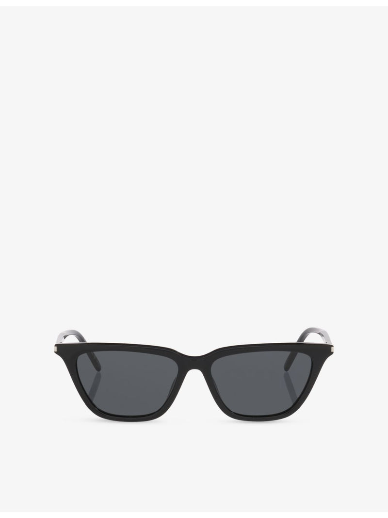 Saint Laurent SL 889 butterfly-frame acetate sunglasses, imported from the UK