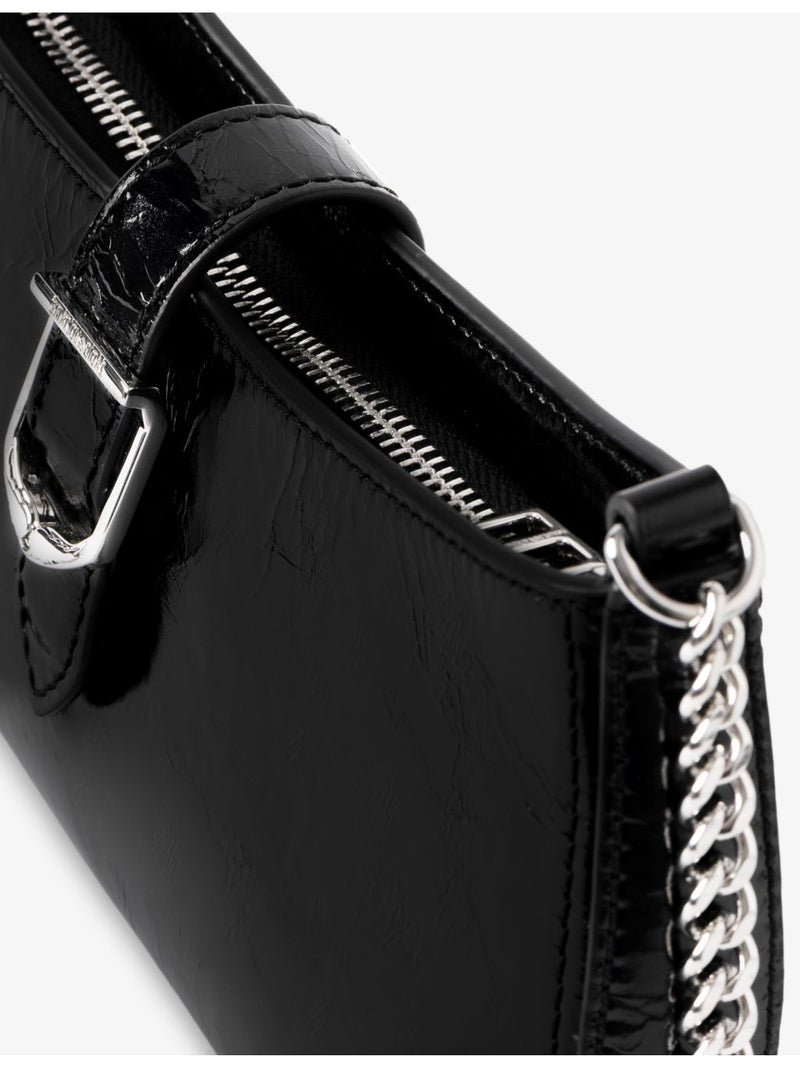 Zadig&Voltaire Janis patent leather mini bag, UK version