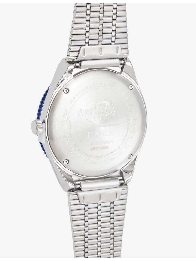Timex Space Jam limited edition watch with blue dial stainless steel (British brand)
