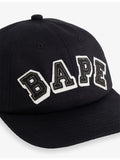 A Bathing Ape cotton-twill cap with domed crown and curved brim - British product