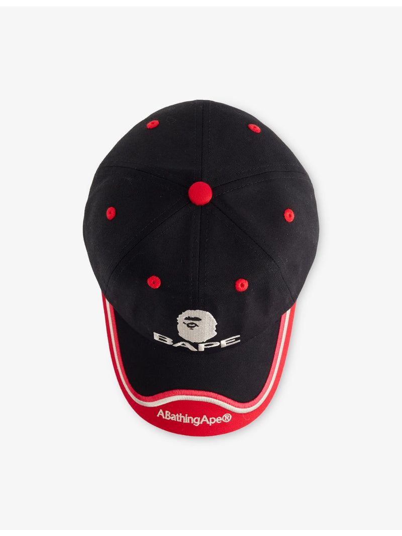 A Bathing Ape cotton-twill cap with embroidered branding - British product