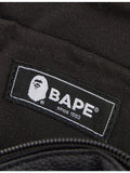 BAPE faux-leather mini bag with shark motif, imported from the UK
