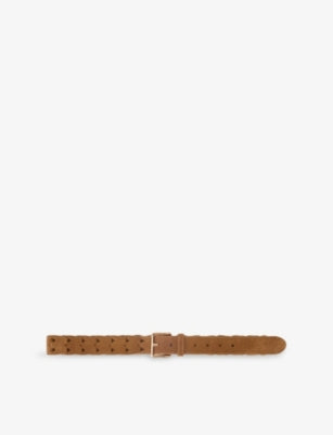 Maje Braided Suede Belt