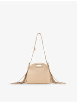 selfridges Maje Miss M Mini Leather Shoulder Bag- Buy online at McGrocer