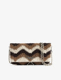 Zadig&Voltaire macramé cotton cross-body bag - British product