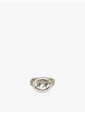 Twojeys Mini Superstar star top ring, sterling-silver plated brass (British brand)