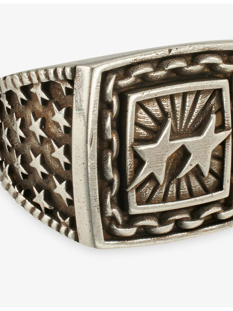 Twojeys sterling-silver plated signet ring, imported from the UK