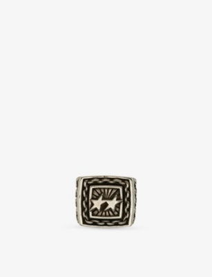 Twojeys Family Sterling-Silver Plated Signet Ring