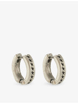 selfridges Twojeys Icon Link 925 Sterling Silver Hoop Earrings- Buy online at McGrocer