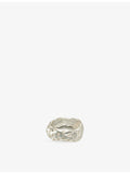 Twojeys sterling silver ring with all-over star design - British product