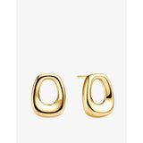 selfridges Sif Jakobs Borsa Parvus 18ct Yellow Gold-Plated Sterling Silver Stud Earrings- Buy online at McGrocer