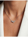 Sif Jakobs Sardinien cubic zirconia pendant necklace 45cm (British brand)