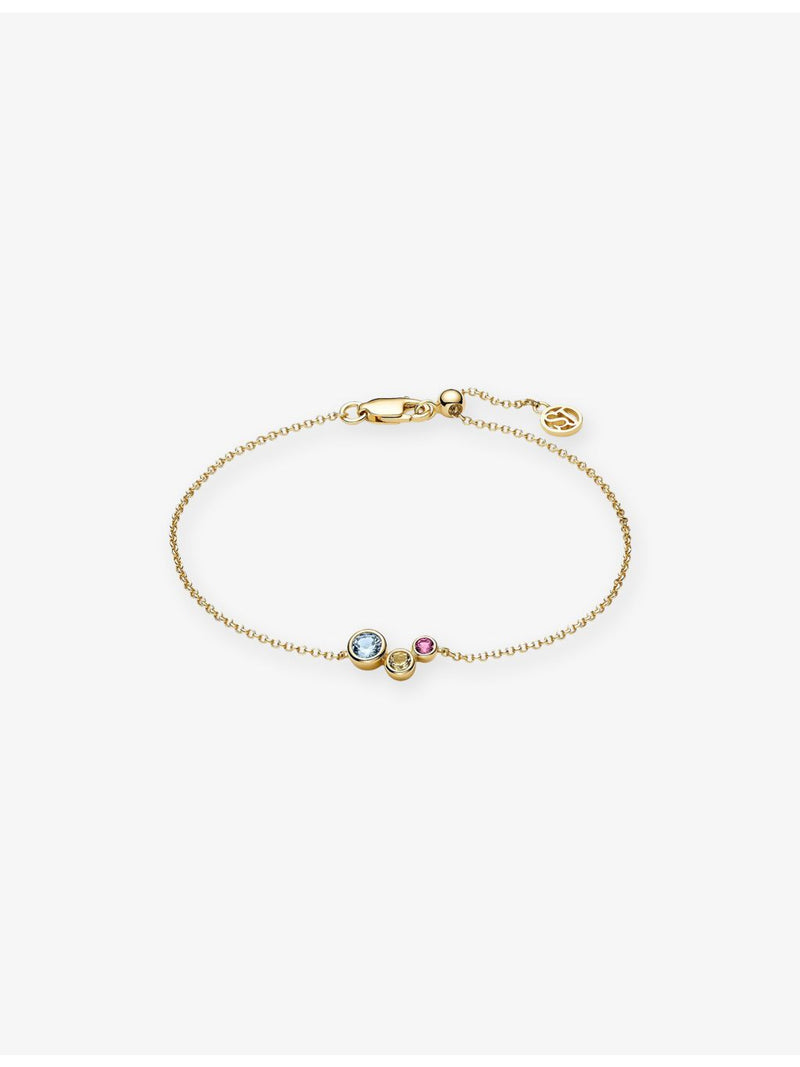 Sif Jakobs Sardinien Tre bracelet gold-plated cubic zirconia - British product