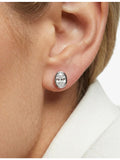 Sif Jakobs rhodium-plated cubic zirconia earrings, imported from the UK
