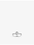 Sif Jakobs sterling silver zirconia ring 8mm, UK version