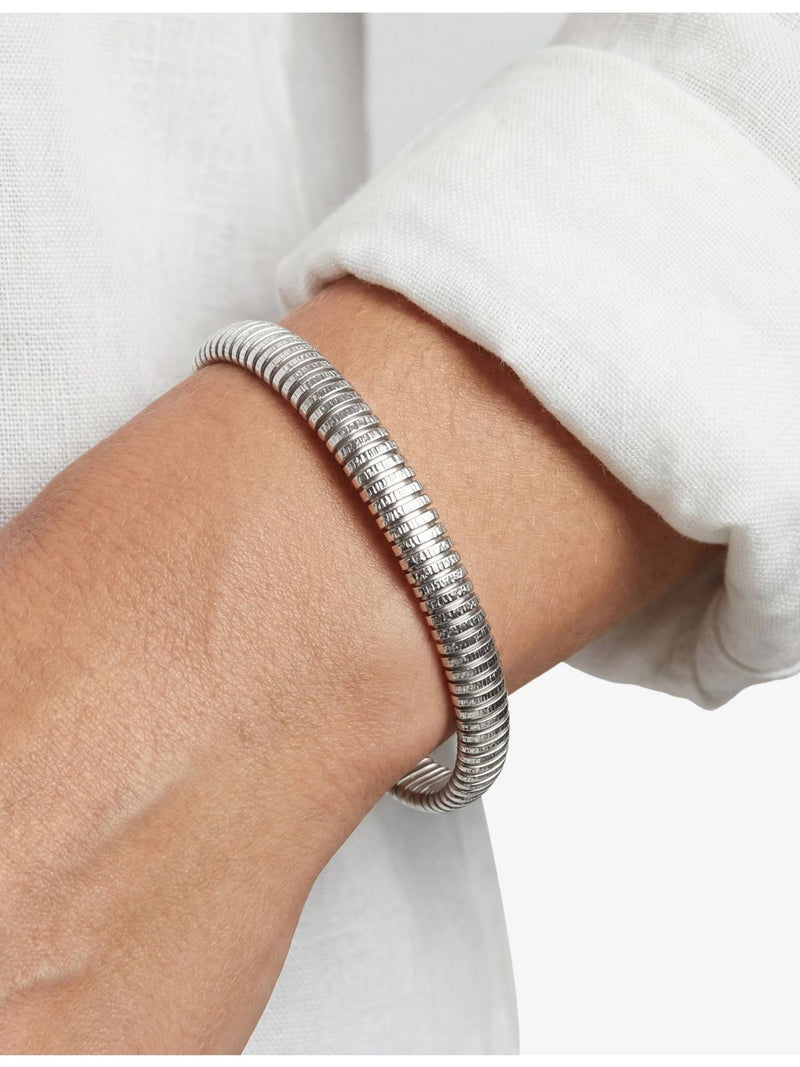 Sif Jakobs Riva rhodium-plated sterling silver bangle (British brand)