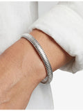 Sif Jakobs Riva rhodium-plated sterling silver bangle (British brand)