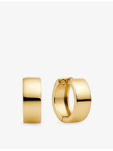 selfridges Sif Jakobs Como 18ct Yellow Gold-Plated Sterling Silver Hoop Earrings- Buy online at McGrocer