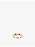 Sif Jakobs Bormio 18ct gold-plated sterling silver ring (British brand)