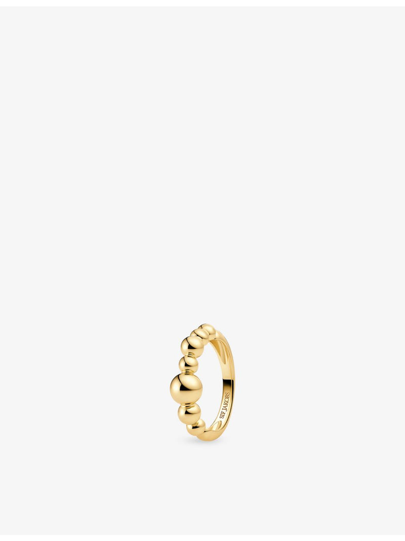 Sif Jakobs Bormio 18ct gold-plated sterling silver ring (British brand)